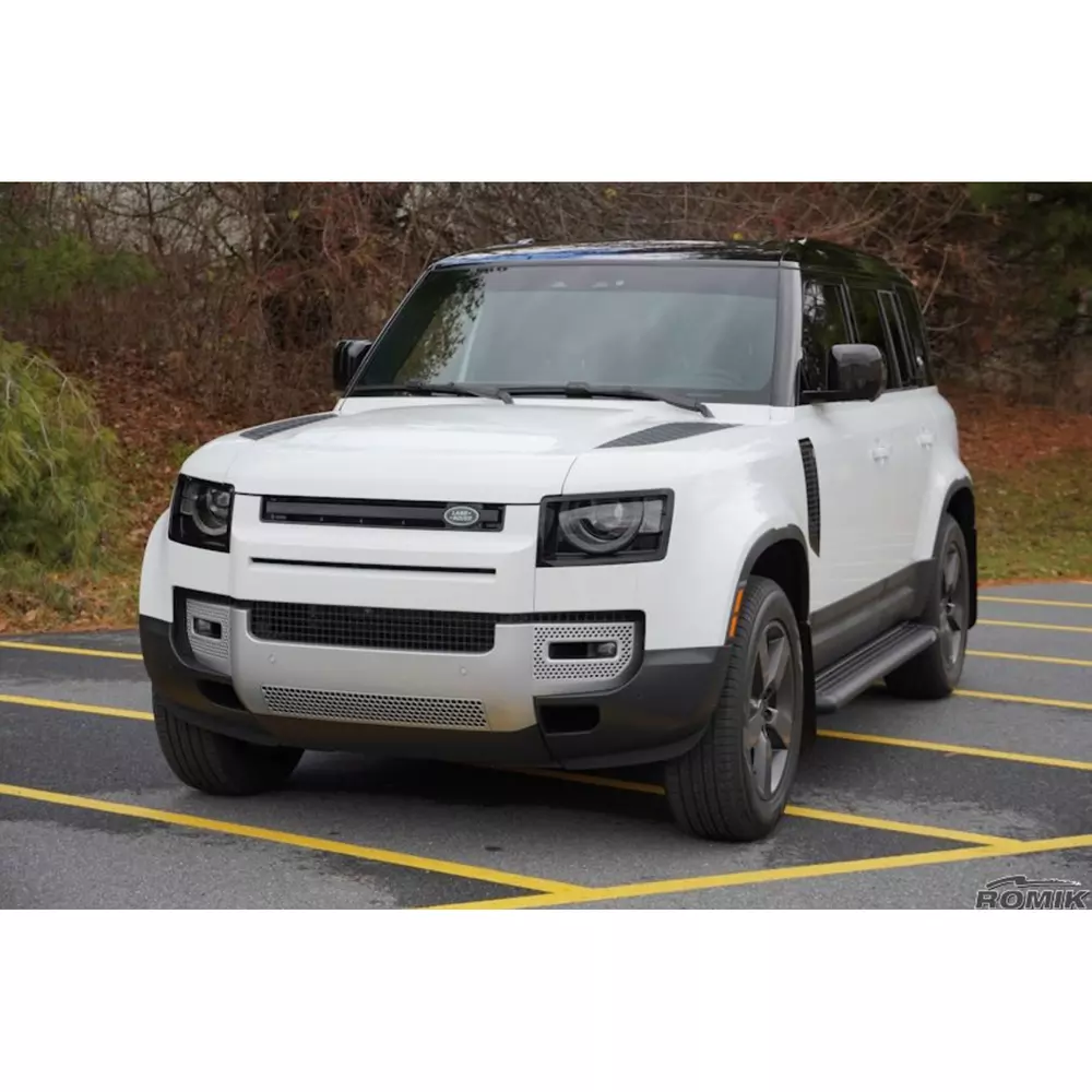 Running Boards for Defender 110/130 New Gen, Black, RB2 Style