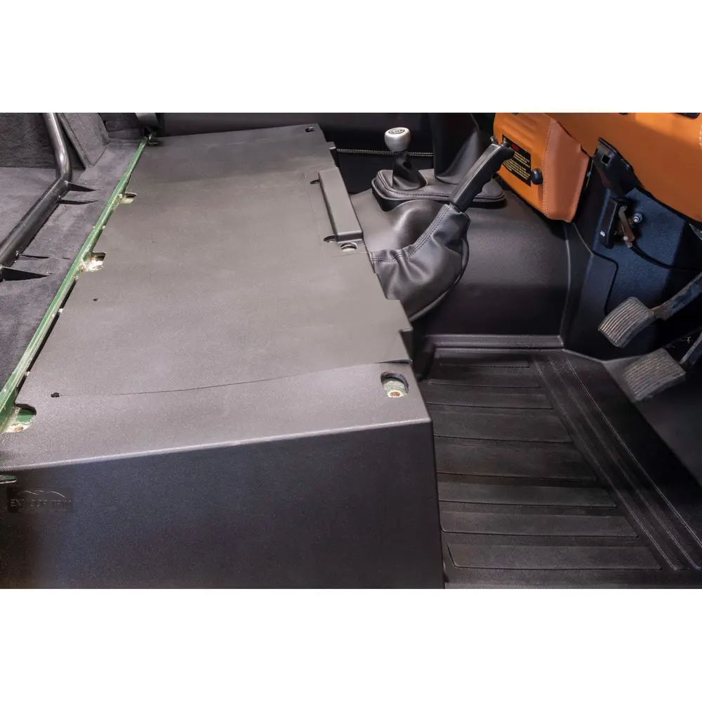 Molded Matting System Floor Mat Set, Black, for Defender 90/110