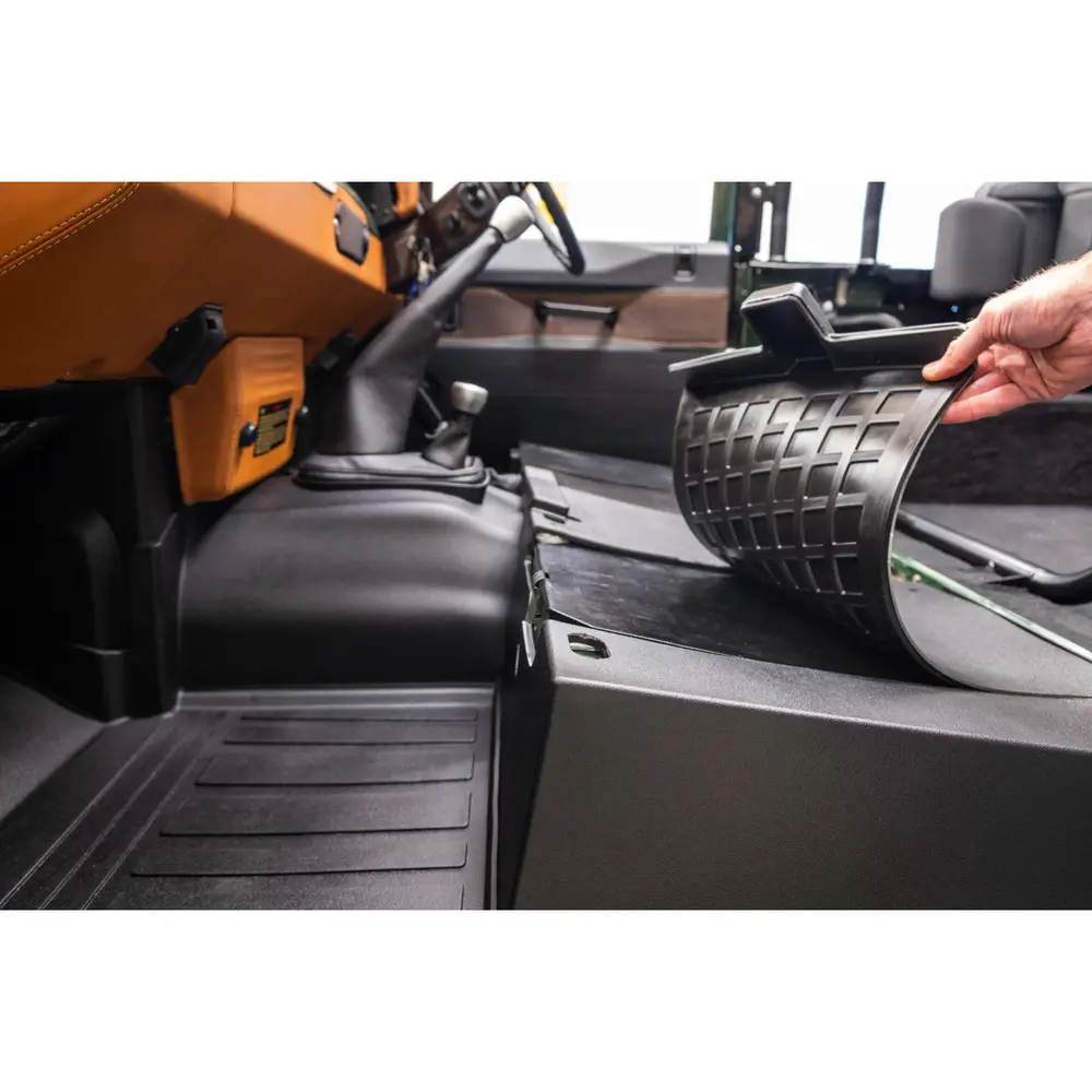 Molded Matting System Floor Mat Set, Black, for Defender 90/110