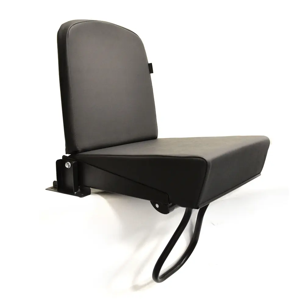 Rear Tip Up Jump Seat, Black, Defender and Series Land Rover