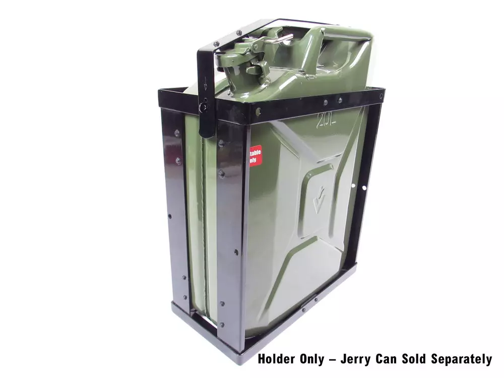 SPARKWHIZ 2-Pack Jerry Can Holder – 20L/5.28 Gal, Metal Mount Rack For Fuel Gasoline