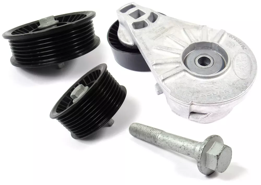 thumbnail image 2 of Complete Drive Belt Kit With Tensioner & Idler Pulley For Land Rover LR2 (2008–2012) – ContiTech/Laipz, OEM Part LR003570KIT 2 of 4