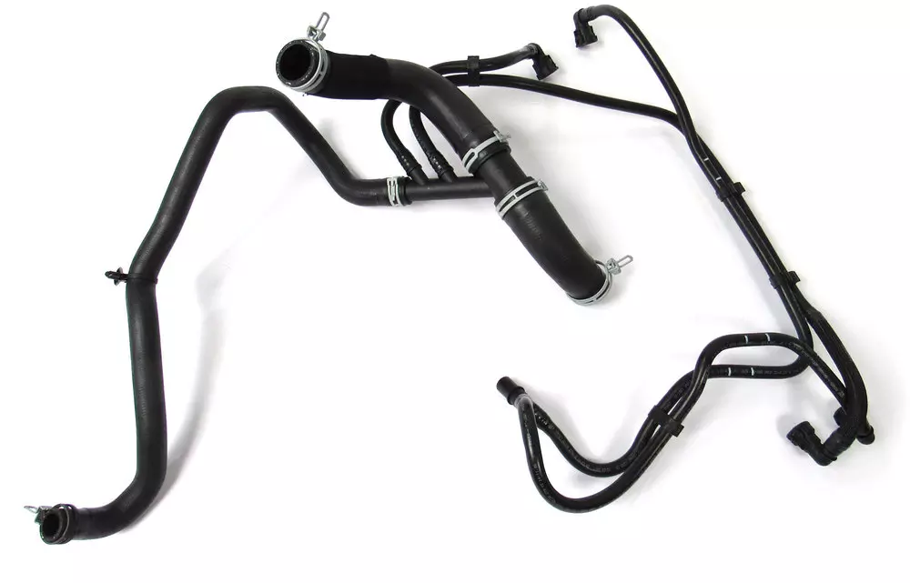 X AUTOHAUX Upper Radiator Coolant Hose For Land Rover Range Rover 2014-2022 - Replaces LR035630/LR035629