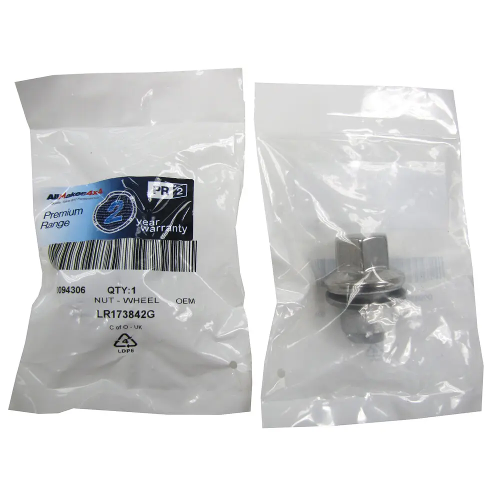 Lug Nut LR068126 - Range Rover, LR3, LR4, Defender New Gen Lug Nut