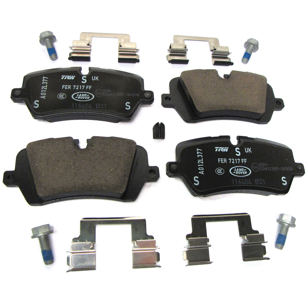 AllMakes 4x4 / Britpart Range Rover Classic Discovery Brake & Clutch Rubber Pedal Pad Set (Front, X2, 575818)