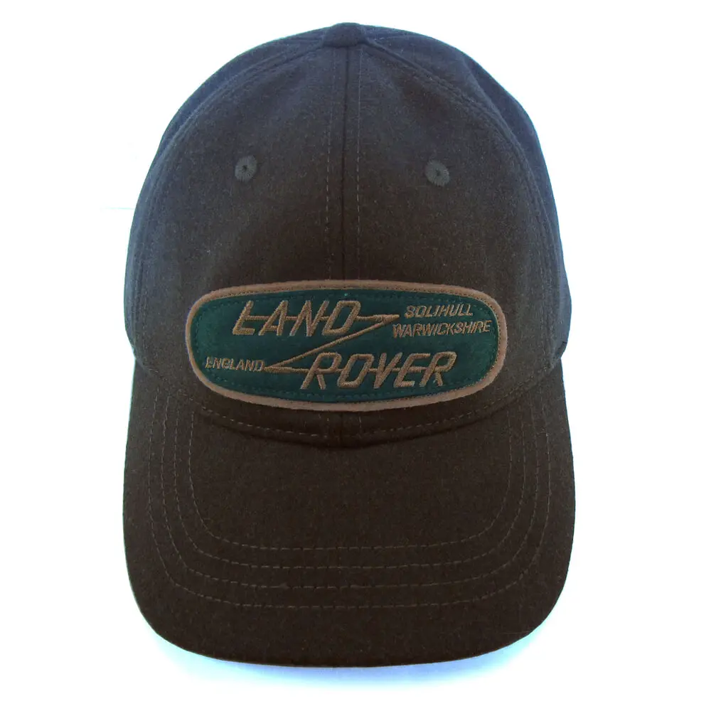 Land Rover Wool Baseball Cap, Khaki, With Heritage Classic Logo