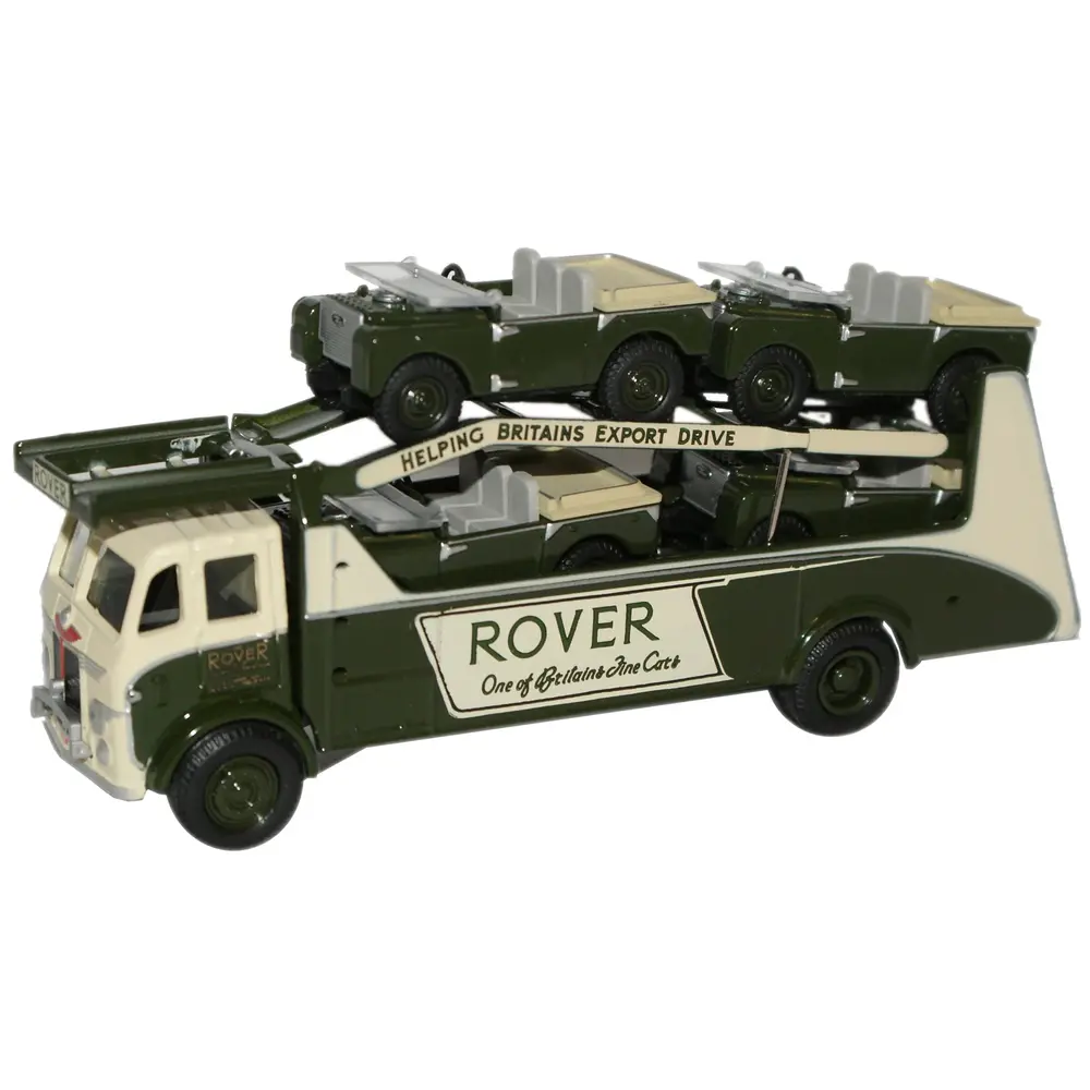 Land Rover Car Transporter Diecast Collectible, Scale Model 1:76 ...