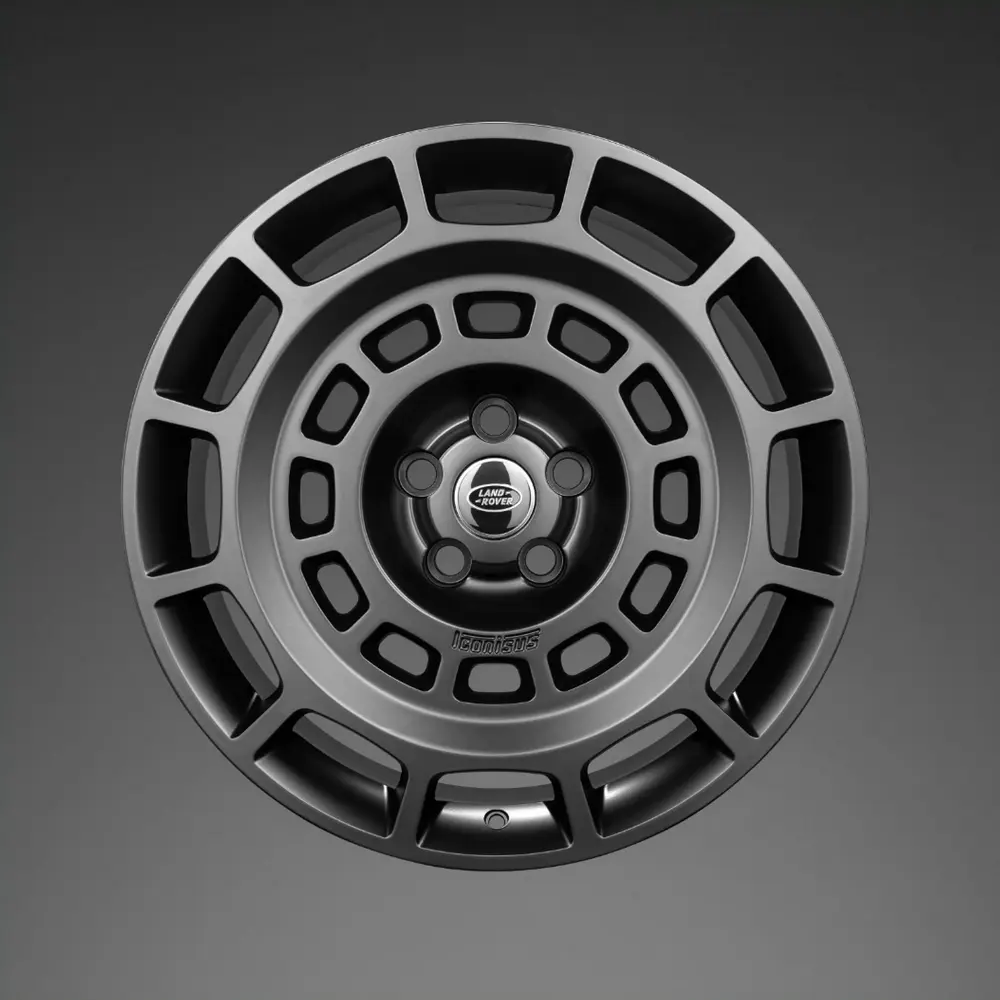 Alloy Wheels, Double Slot, 18x9, Satin Black for Defender New Gen