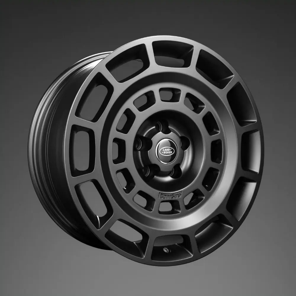 Alloy Wheels, Double Slot, 18x9, Satin Black for Defender New Gen