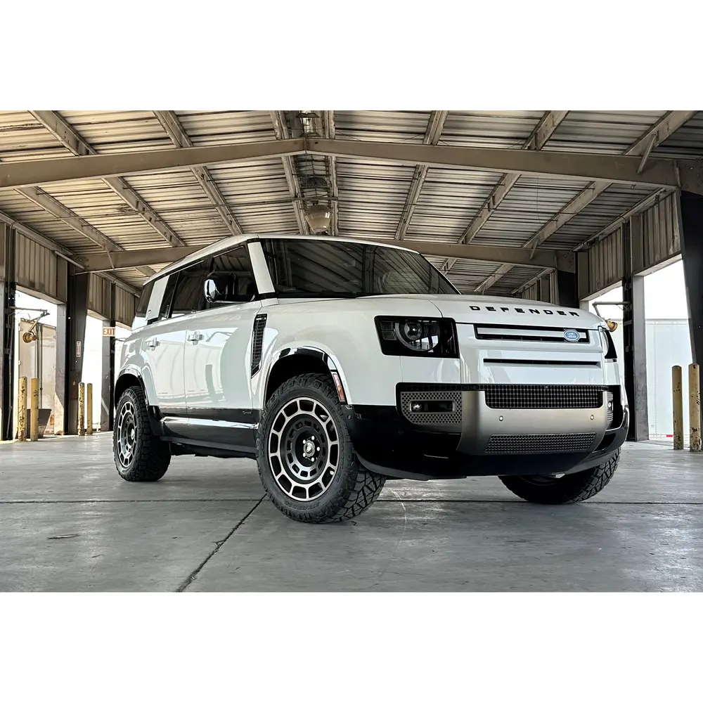 Alloy Wheels, Double Slot, 18x9, Black/Dark Gray for Defender New