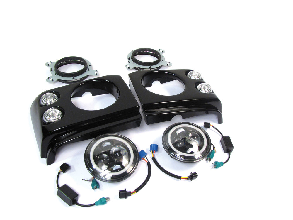 LED Headlight Pods And Lights, TuffRok, Pair, Land Rover Discovery