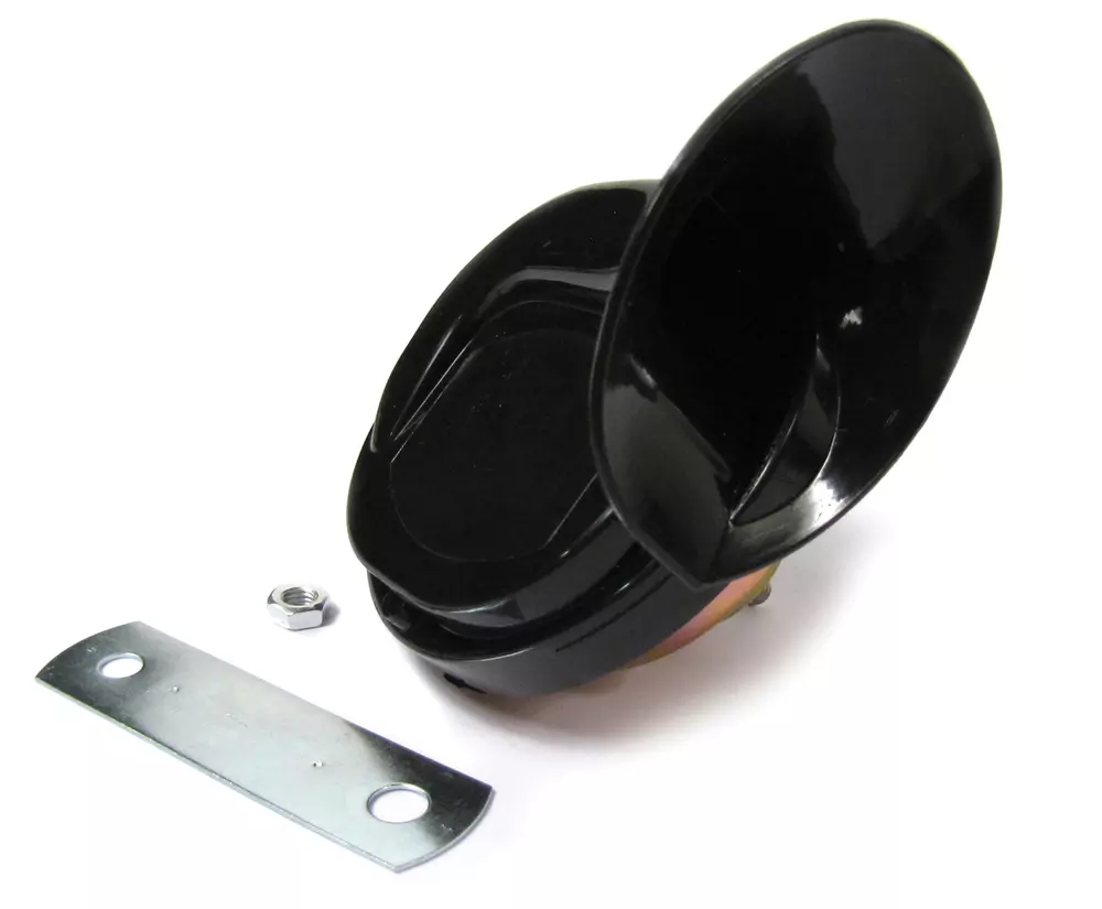 thumbnail image 2 of Allmakes Low Pitched Horn For Land Rover Defender Discovery 1 RRC – YEB10027, Black Electric Horn 2 of 4