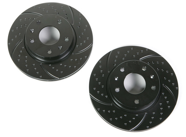 Britpart Coated Front Brake Brake Disc for Discovery 3, 4 and Range Rover Sport - LR189030